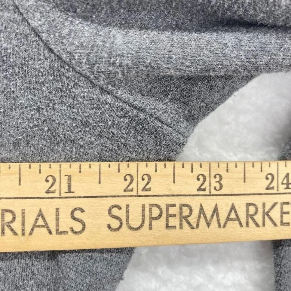 Banana Republic Mens 1/4 Sweatshirt Size Medium Gray Long Sleeve Mock Neck‎